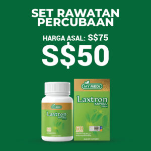 PAKEJ PERCUBAAN - 1 LAXTRON KAPSUL