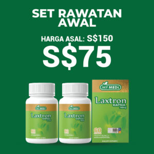 PAKEJ AWAL - 2 LAXTRON KAPSUL
